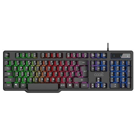 Cool Town Pack Gaming RGB-Tastatur Spanisch + Kopfhörer + Maus + Mauspad
