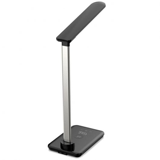 Lampe LED Cool Fold avec base de chargement sans fil Qi noire