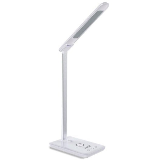 Lâmpada LED Cool Fold com Base de Carga Inalámbrica Qi Branca