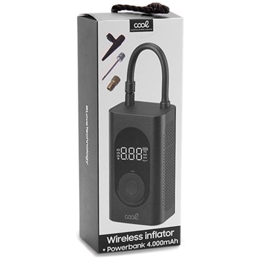 Coole externe Batterie Wireless Power Bank 4.000 mAh + Inflator