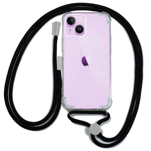 Cool Funda Cordón Negro para iPhone 14