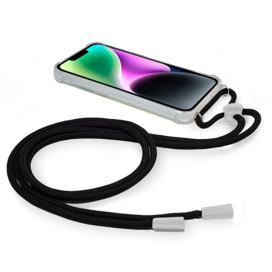 Cool Funda Cordón Negro para iPhone 14