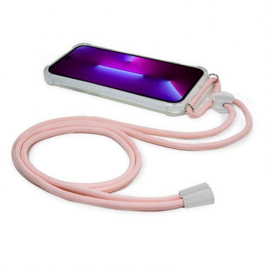 Cool Funda Cordón Rosa para iPhone 14 Pro