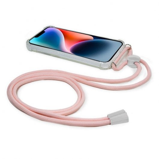 Estojo de fio rosa bacana para iPhone 14 Plus