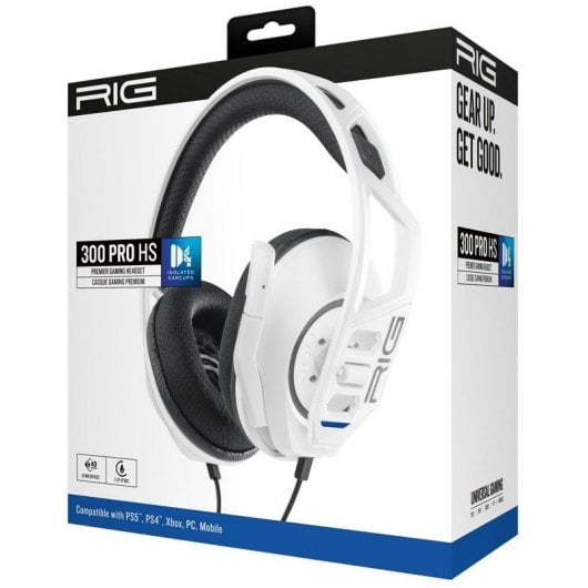 Nacon RIG Series 300 PRO HS Cuffie da gioco bianche multipiattaforma