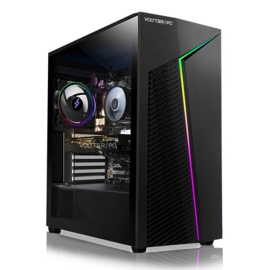 VolttierPC PC Gaming Completo AMD Ryzen 3 3200G/16GB/1TB SSD + Monitor 24" + Teclado/Ratón