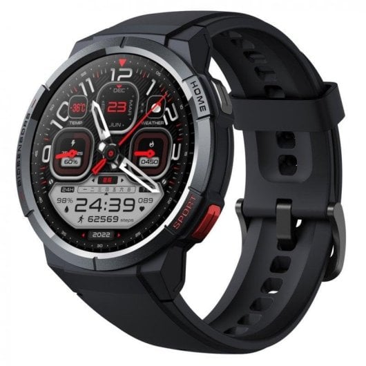 Mibro Watch GS Bluetooth GPS 46,5mm AMOLED Noir Autonomie 24j 5ATM SpO2 Pulsomètre