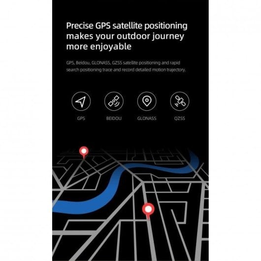 Mibro Watch GS Bluetooth GPS 46,5mm AMOLED Noir Autonomie 24j 5ATM SpO2 Pulsomètre