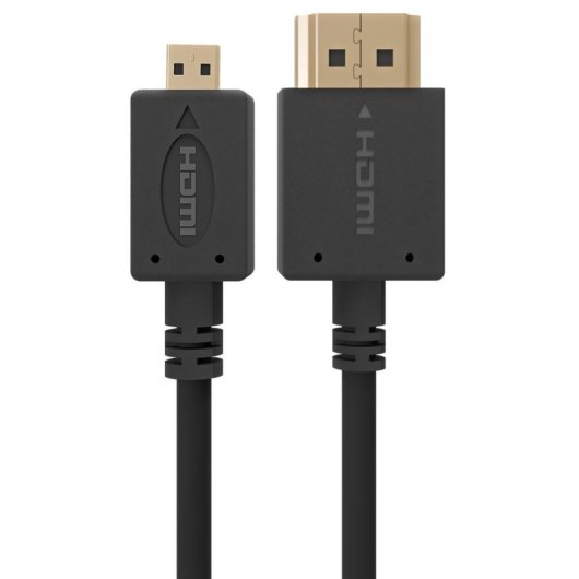Cable HDMI 2.0 Gembird 1.8m Negro Conectores Chapados en Oro Macho a Micro HDMI