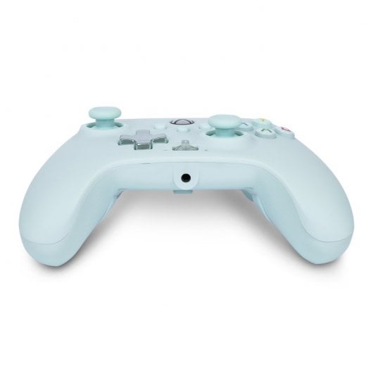 Alimenta un controller cablato rimovibile blu zucchero filato per Xbox Series/One/PC