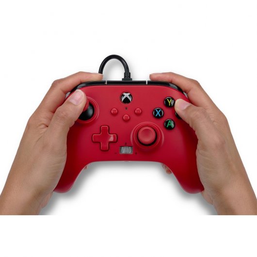 Power A Mando con Cable Extraíble Artisan Red para Xbox Series/One/PC