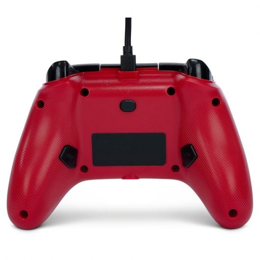 Alimenta un controller cablato rosso staccabile Artisan per Xbox Series/One/PC