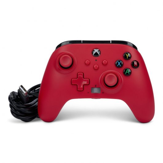 Power A Mando con Cable Extraíble Artisan Red para Xbox Series/One/PC