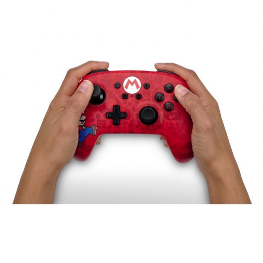Power A Enhanced Wireless Comando Sem Fios Edição Here We Go Mario para Nintendo Switch