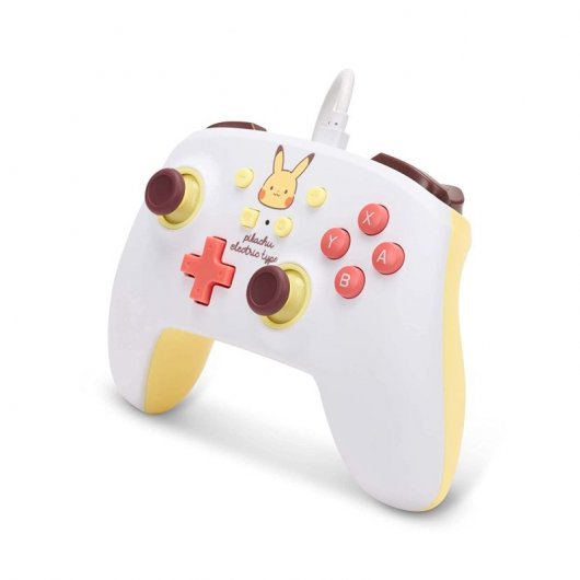 Power A Mando con Cable Extraíble Pokémon Pikachu Electric Type para Nintendo Switch