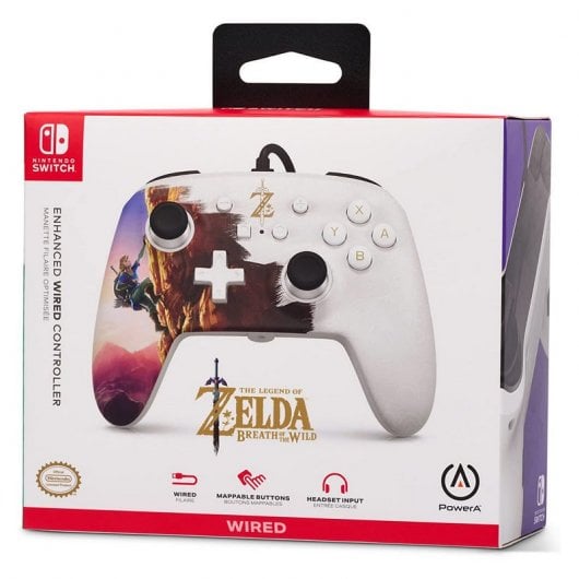 Alimenta un controller con cavo rimovibile Zelda Hero's Ascent per Nintendo Switch