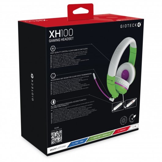 Gioteck XH-100S Cuffie da gioco PC/PS4/Xbox One/Switch