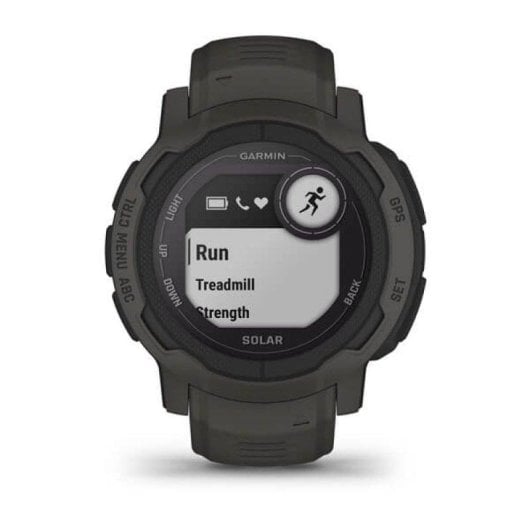 Garmin Instinct 2 Solar GPS Bluetooth 45mm MIP Graphite Unisex Wasserdicht 10ATM SpO2 Pulssensor