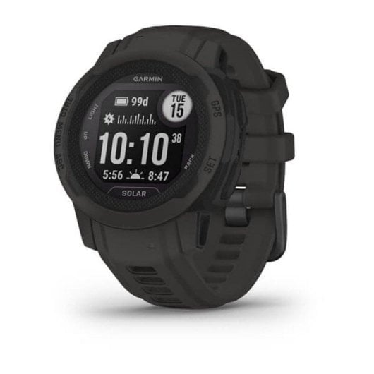 Garmin Instinct 2S Solar GPS Bluetooth 40mm MIP Graphite Taille Unique 10 ATM SpO2 Pulsomètre