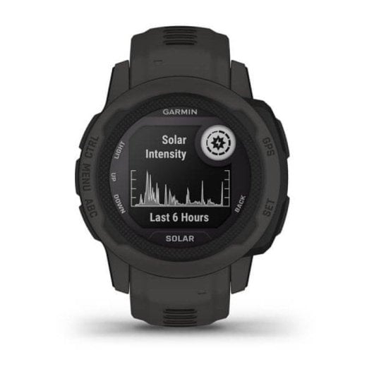 Garmin Instinct 2S Solar GPS Bluetooth 40mm MIP Graphite Taille Unique 10 ATM SpO2 Pulsomètre
