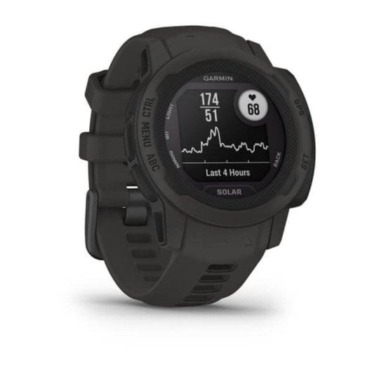 Garmin Instinct 2S Solar GPS Bluetooth 40mm MIP Graphite Taille Unique 10 ATM SpO2 Pulsomètre