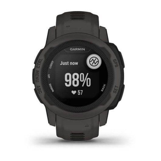 Garmin Instinct 2S GPS Bluetooth 40mm MIP Graphite Taille Unique Étanche 10ATM SpO2 Pulsomètre