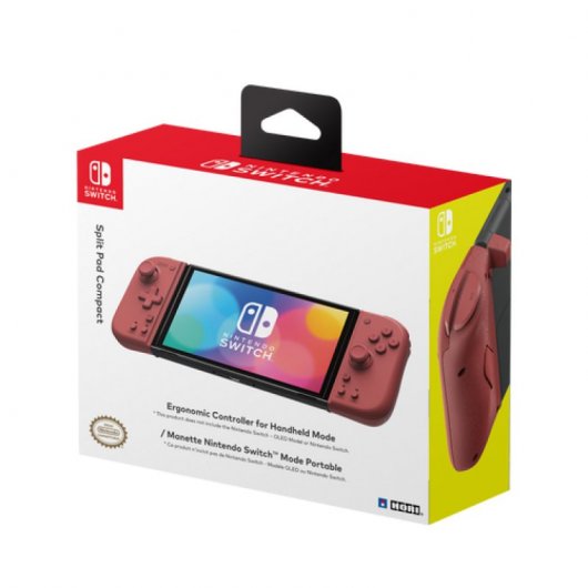 Hori Split Pad Compact Peach Red per Nintendo Switch