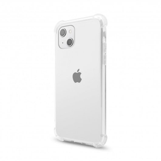 PcCom Essential Funda Antishock Transparente para iPhone 13 Mini
