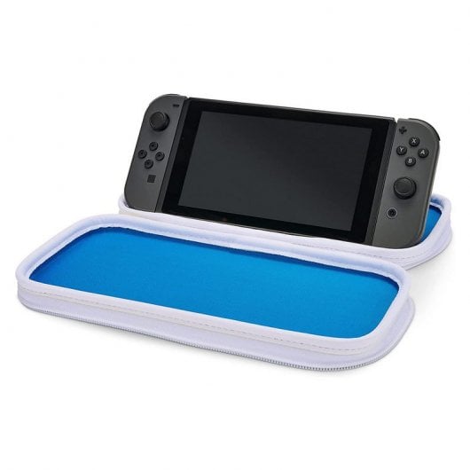 Power A Funda Semirrígida Slim Azul Mario Pop Art para Nintendo Switch/Lite/OLED