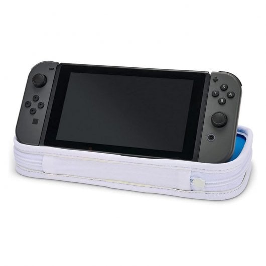 Power A Funda Semirrígida Slim Azul Mario Pop Art para Nintendo Switch/Lite/OLED