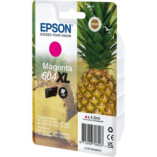Cartucho de Tinta Original Epson 604XL Magenta