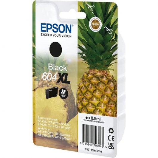 Cartucho de Tinta Original Epson 604XL Negro