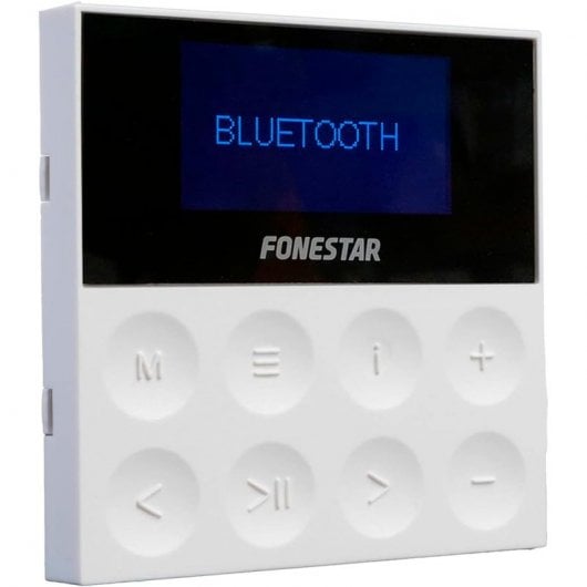 Fonstar KS-WALL 4 Kit amplificatore da parete e 4 altoparlanti da soffitto Bluetooth/USB/FM/AUX