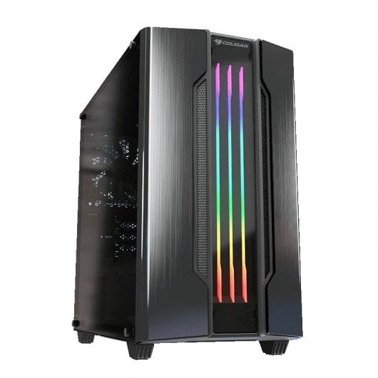 Cougar Gemini M RGB Vetro temperato USB 3.0 Grigio ferro