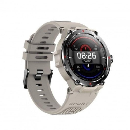 DCU Tecnologic Smartwatch GPS Bluetooth 43mm AMOLED Gris M Étanche IP68 SpO2 Pulsomètre