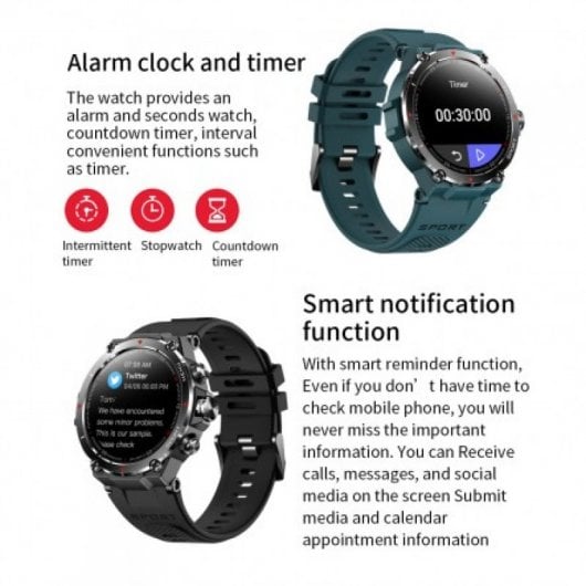 DCU Smartwatch GPS Grigio