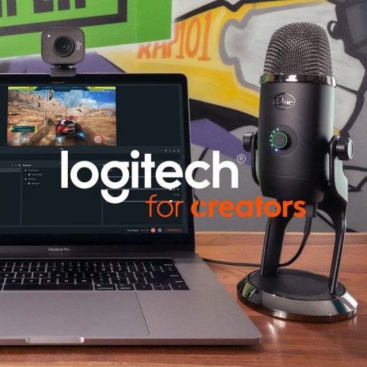 Logitech Litra Glow LED Luz Streaming Premium com TrueSoft 