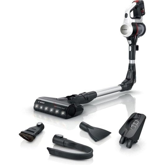 Aspirador sem Fio Bosch Unlimited 7 BBS711W 18V 40min Sem Saco Filtro Hygiene 0,3L