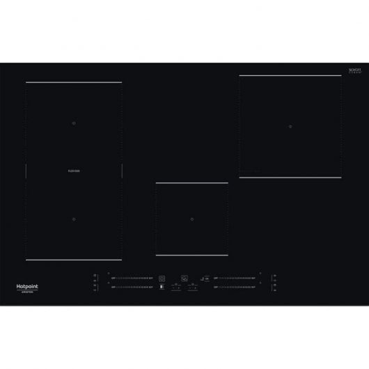 Hotpoint HS 3377C BF Plaque à induction 4 zones 70 cm Noir