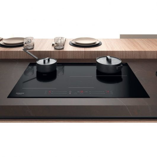 Hotpoint HS 3377C BF Plaque à induction 4 zones 70 cm Noir