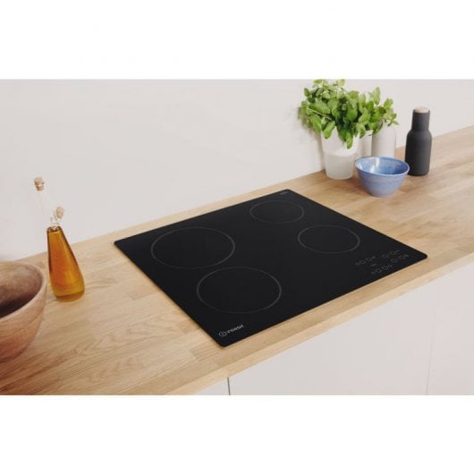 Indesit RI 161 C Placa Vitrocerâmica 4 Zonas 60cm Preta