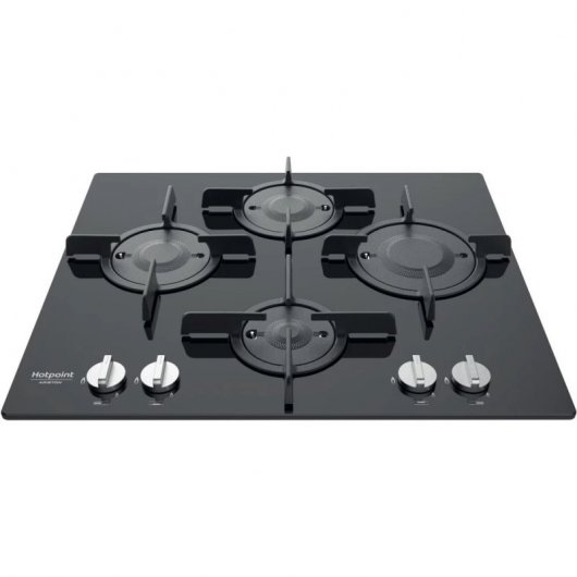 Hotpoint FTGHG 641 D/HABK Gaskochfeld 4 Zonen 60 cm Schwarz