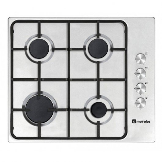 Meireles MG 3641 X Placa a Gás 4 Zonas 60cm Aço Inoxidável