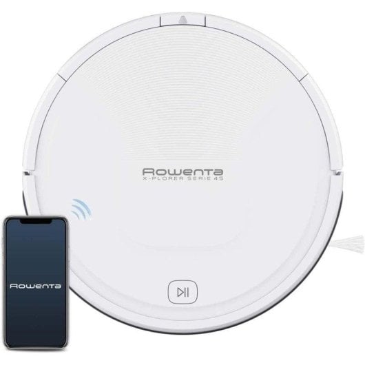Aspirador Robô Rowenta X-Plorer Serie 45 Navegação por Sensores 150 min Controlo por Voz