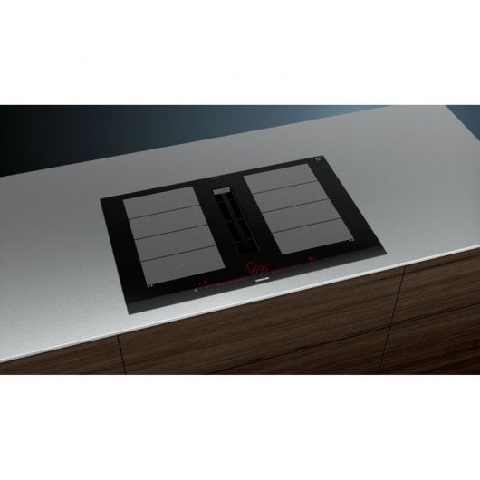 Siemens iQ700 EX875LX57E Placa de Indução com Extrator Integrado 4 Zonas 80cm Preta