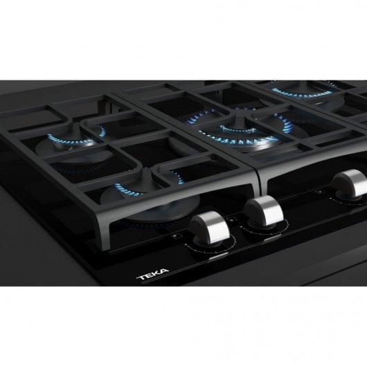 Teka GZC 75330 XBA Placa de Gas 5 Zonas 70cm Negra