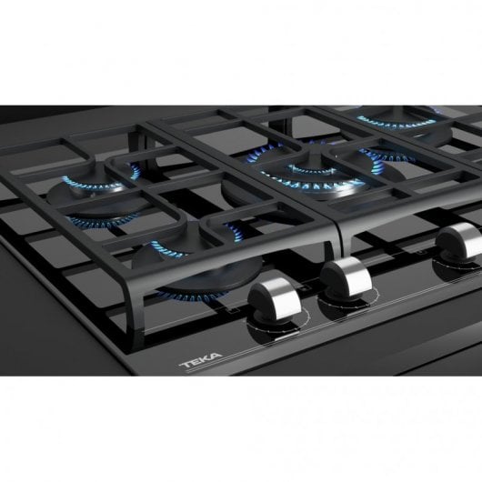 Teka GZC 75330 XBA Placa de Gas 5 Zonas 70cm Negra