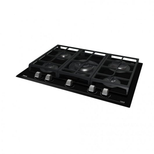 Teka GZC 75330 XBA Placa de Gas 5 Zonas 70cm Negra