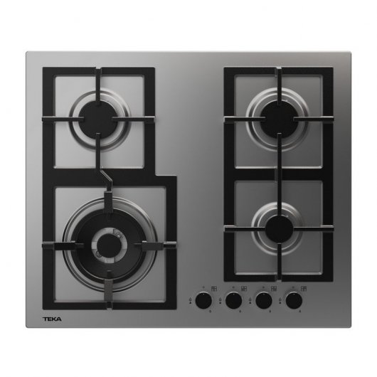 Teka EFX 60.1 4G AI AL DR CI Placa de Gas 4 Zonas 60cm Acero Inoxidable