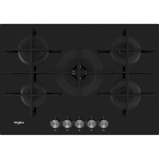 Whirlpool GOWL 728/NB Placa de Gas 5 Zonas 75cm Negra